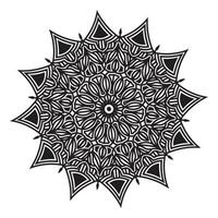 illustration de texture mandala floral de fond ornemental vecteur