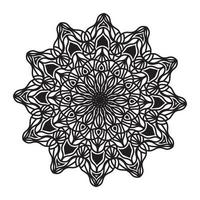 illustration de texture mandala floral de fond ornemental vecteur