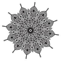 illustration de texture mandala floral de fond ornemental vecteur