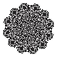 illustration de texture mandala floral de fond ornemental vecteur