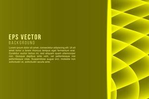 fond d'effet néon abstrait jaune pour présentation, affiche, web vecteur