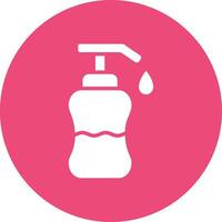 illustration de conception d'icône de vecteur de savon liquide