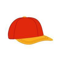 côté base-ball casquette dessin animé vecteur illustration