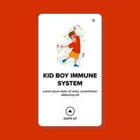 la toile enfant garçon immunitaire système vecteur