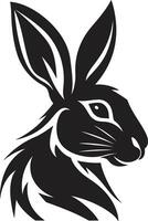 noir lièvre vecteur logo une Créatif et unique logo pour votre organisation noir lièvre vecteur logo une audacieux et frappant logo pour votre marque