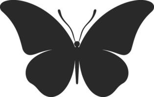 élégant complexité noir papillon marque noir papillon dans ombres une travail de noir vecteur