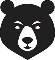 ours crête symbole royal ours profil vecteur