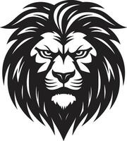 sauvage beauté une Lion logo excellence sur le rôder le noir vecteur Lion icône