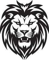 fier Puissance le rugissement majesté de Lion icône royal beauté le royal règle de noir Lion emblème vecteur