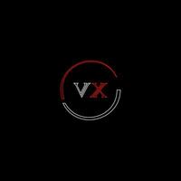 vx Créatif moderne des lettres logo conception modèle vecteur