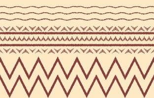 ethnique abstrait ikat art. aztèque ornement imprimer. géométrique ethnique modèle sans couture Couleur Oriental. conception pour Contexte ,rideau, tapis, fond d'écran, vêtements, emballage, batique, vecteur illustration.