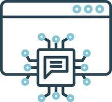 icône de vecteur de programmation