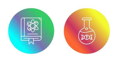 science et ADN icône vecteur