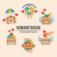 les choses que nous faisons pour aider l'humanité vecteur