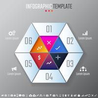 Modèle de conception d&#39;infographie vecteur