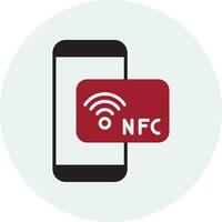 nfc vecteur icône