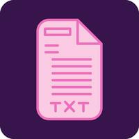 texte fichier vecteur icône