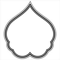 Indien mariage clipart boîte conception vecteur