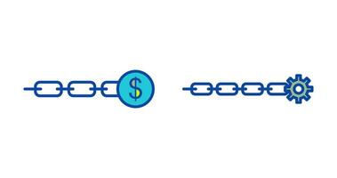 lien Ventes et lien optimisation icône vecteur