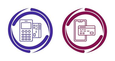 carte machine et Paiement icône vecteur