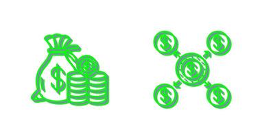 économie et Distribution icône vecteur