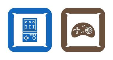 brique Jeu et jeu contrôle icône vecteur