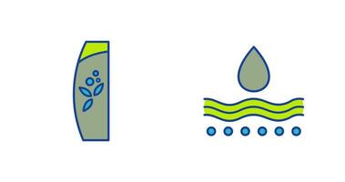 Naturel et humidité icône vecteur