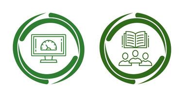 la vitesse tester et utilisateurs icône vecteur