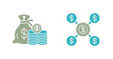économie et Distribution icône vecteur