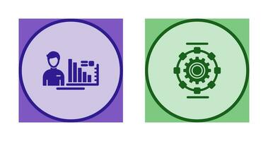 consultant et automatique icône vecteur