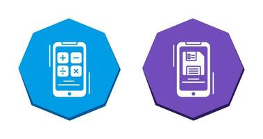calculatrice et sauvegarde fichier icône vecteur