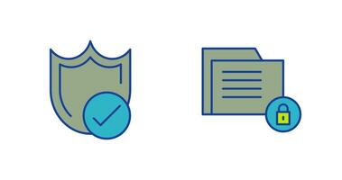 protection et Les données Sécurité icône vecteur