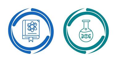 science et ADN icône vecteur