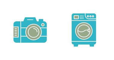 numérique caméra et la lessive icône vecteur