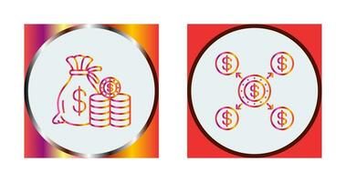 économie et Distribution icône vecteur