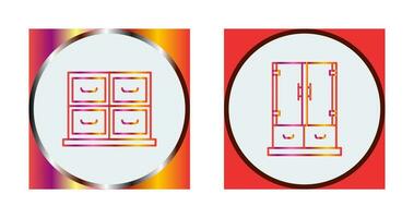 cabinet et affaires icône vecteur