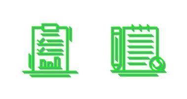 rapport liste et revérifié Remarques icône vecteur