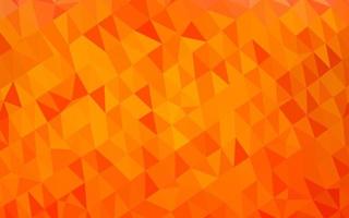 abstrait de polygone vecteur orange clair.