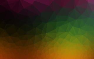 multicolore foncé, motif de mosaïque abstraite de vecteur arc-en-ciel.