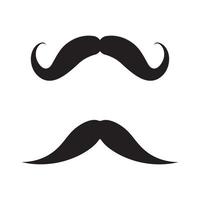 conception d'illustration icône moustache vecteur