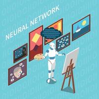 composition isométrique du réseau de neurones vecteur