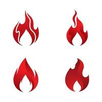 images de logo de feu vecteur