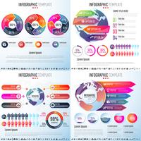 Modèle de conception d&#39;infographie vecteur