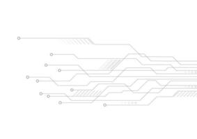 technologie gris futuriste circuit planche abstrait Contexte vecteur