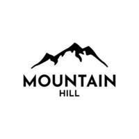 Montagne colline logo conception des idées vecteur
