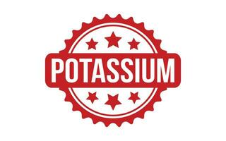 potassium caoutchouc grunge timbre joint vecteur
