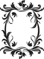 somptueux royalties Royal vecteur représentation de monochrome décor artisanat élégant héritage monochromatique floral talent artistique pour le élite
