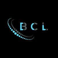 bcl lettre logo Créatif conception. bcl unique conception. vecteur