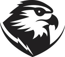 noir faucon une logo conception pour le prédateur dans vous noir faucon une vecteur logo conception pour une puissant et agile marque