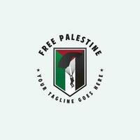 gratuit Palestine logo vecteur